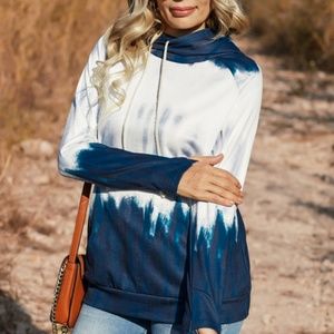 NWOT Tie Dye Color Hoodie(23615)